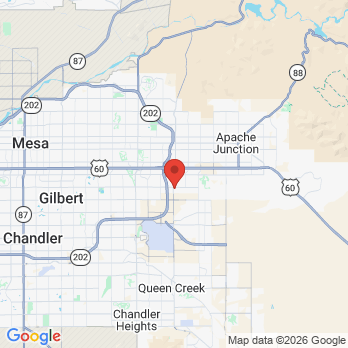 Map to Secondary Office office in Mesa, AZ