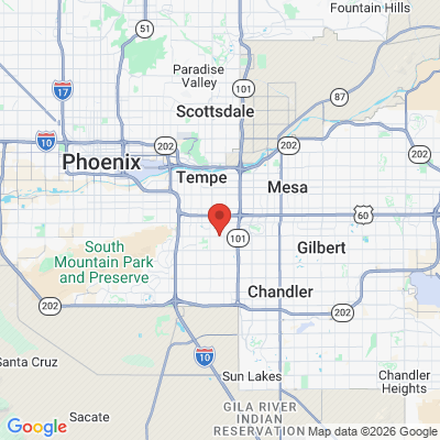 Map to An Amazing Smile office in Tempe, AZ