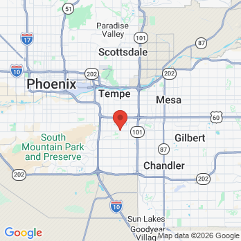 Map to Smile Innovations office in Tempe, AZ