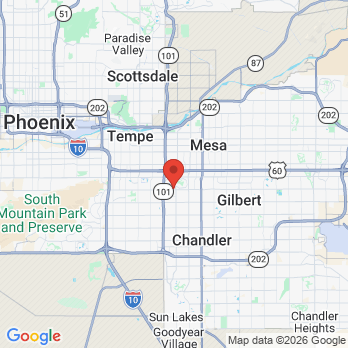 Map to 1985 office in Mesa, AZ