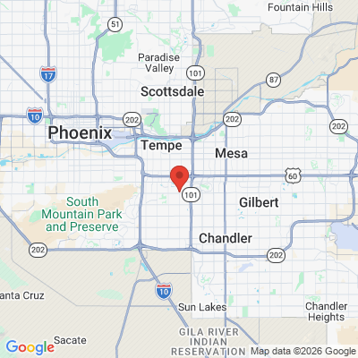 Map to  office in Tempe, AZ