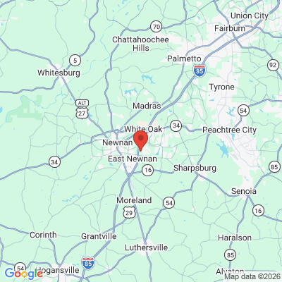 Map to  office in Newnan, GA