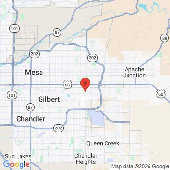 Map to American Institute of Dental Assisting office in Mesa, AZ