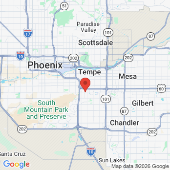 Map to AZ Family & Kid's Dental office in Tempe, AZ