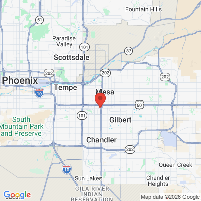 Map to My Dentist Mesa - Biological and Holistic Dentist Arizona office in Mesa, AZ
