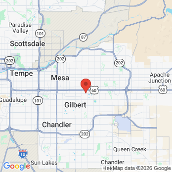 Map to Williams Orthodontics-Gilbert office in Gilbert, AZ