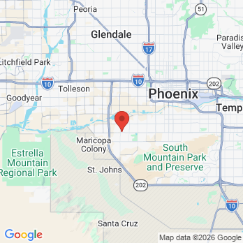 Map to Prime Family Dental office in Laveen, AZ