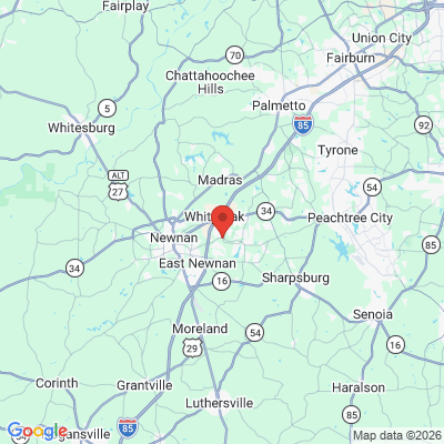 Map to  office in Newnan, GA