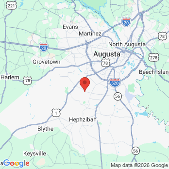 Map to Primary Office office in Hephzibah, GA