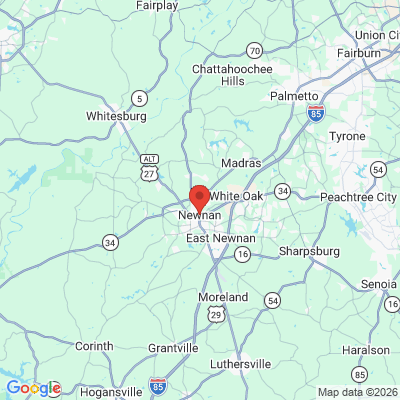 Map to  office in Newnan, GA