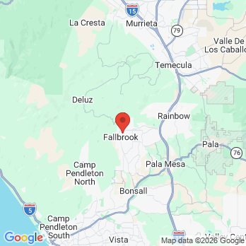 Map to Fallbrook Village Dental office in Fallbrook, CA