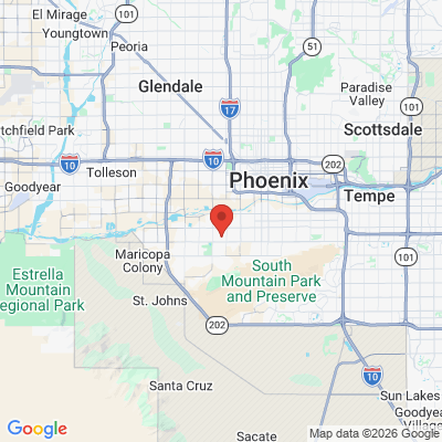 Map to  office in Laveen, AZ