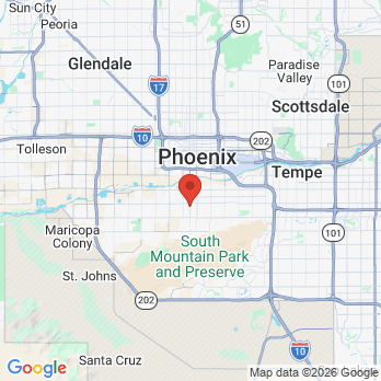 Map to Diamond Dental office in Phoenix, AZ