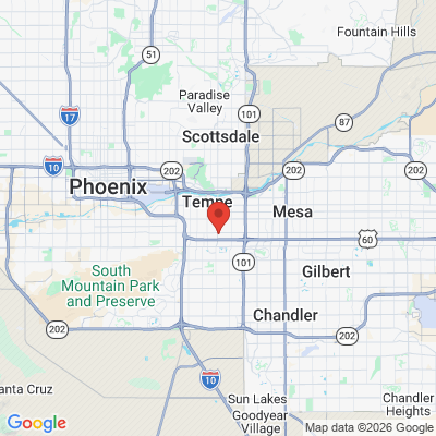Map to  office in Tempe, AZ