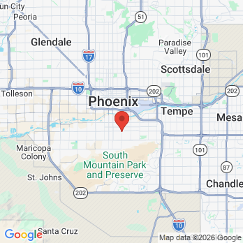 Map to Risas Dental and Braces -South Mountain  office in Phoenix, AZ