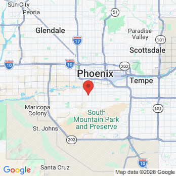 Map to Westwind Dental South Mountain office in Phoenix, AZ