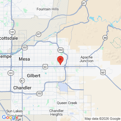 Map to Primary Office office in Mesa, AZ