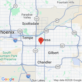Map to Magic Smiles Mesa office in Mesa, AZ