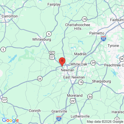 Map to  office in Newnan, GA