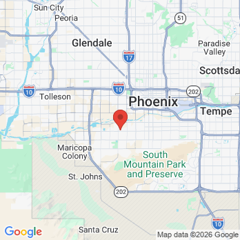 Map to Southern Dental office in Phoenix, AZ