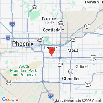 Map to IGO Dental office in Tempe, AZ