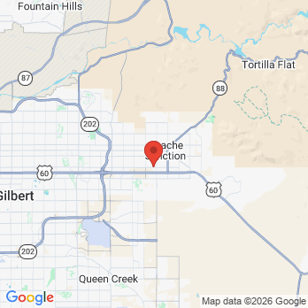 Map to Dr. Taylor Kim office in Apache Junction, AZ