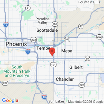 Map to Tempe office in Tempe, AZ