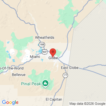 Map to Diamond M Dental office in Globe, AZ