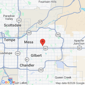 Map to Drs of Smiles office in Mesa, AZ