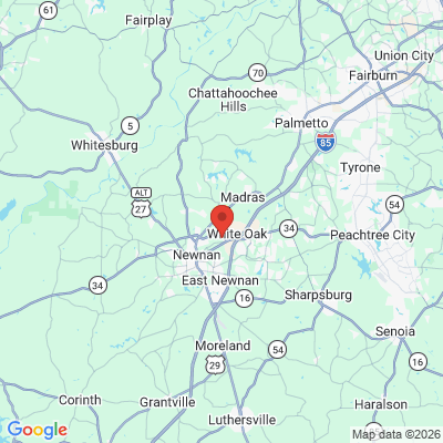 Map to  office in Newnan, GA