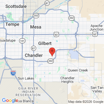 Map to Spectrum Oral & Facial Surgery office in Gilbert, AZ