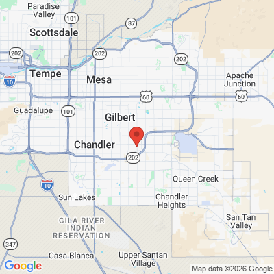 Map to  office in Gilbert, AZ