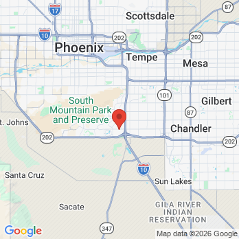 Map to Dentique by Dr. B office in Phoenix, AZ