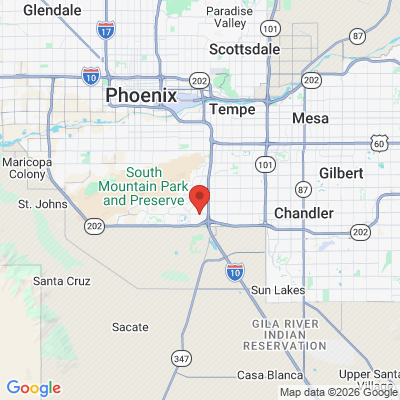 Map to Dentique by Dr. B office in Phoenix, AZ