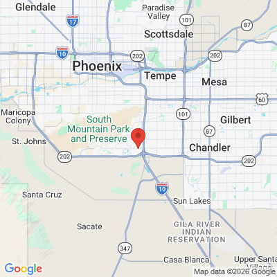 Map to  office in Phoenix, AZ