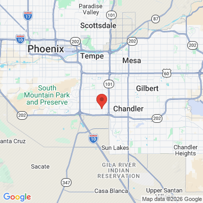 Map to  office in Chandler, AZ