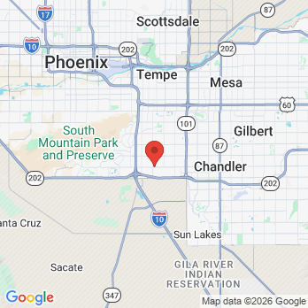 Map to Smiles of Chandler office in Chandler, AZ
