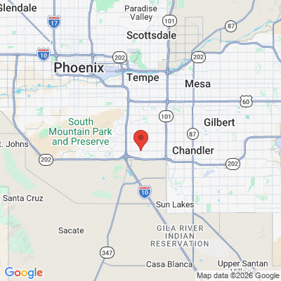Map to Smiles of Chandler office in Chandler, AZ