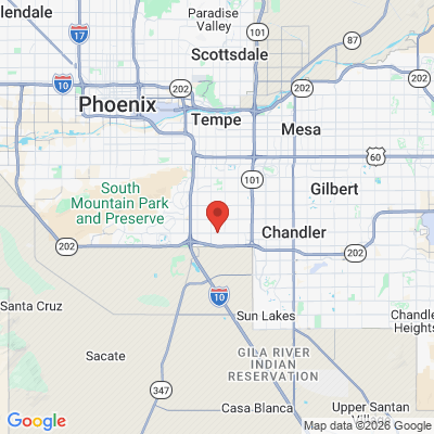 Map to Primary Office office in Chandler, AZ