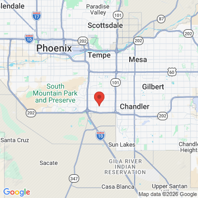 Map to Todd J. Sick office in Chandler, AZ