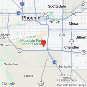 Map to Ironwood dental center office in Phoenix, AZ