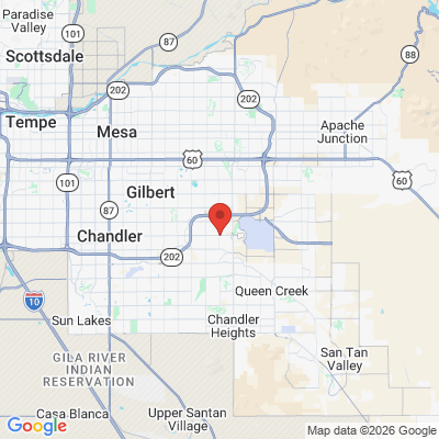 Map to  office in Gilbert, AZ