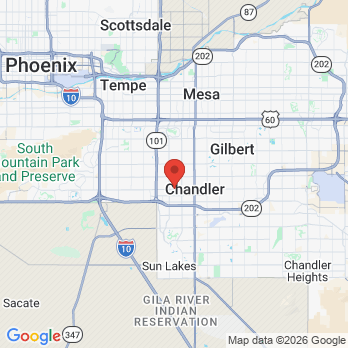 Map to David S Daley, DMD, PC. office in Chandler, AZ