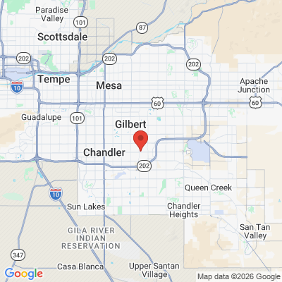 Map to  office in Gilbert, AZ