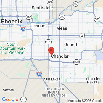 Map to Every Smile Chandler office in Chandler, AZ