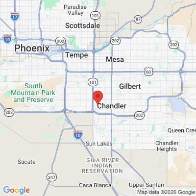 Map to Every Smile Chandler office in Chandler, AZ