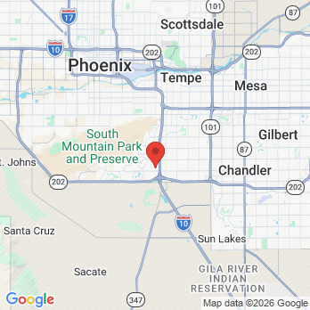 Map to Ahwatukee Oral Surgery office in Phoenix, AZ