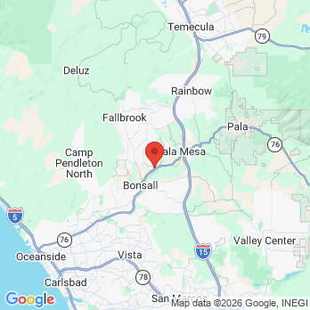 Map to ADHP- Fallbrook office in Fallbrook, CA