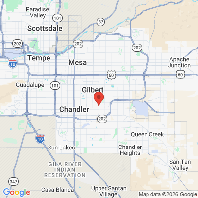 Map to  office in Gilbert, AZ