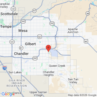 Map to  office in Gilbert, AZ